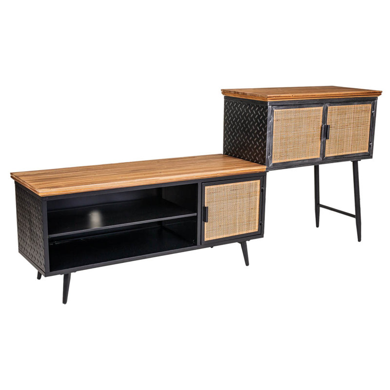 Farbourgh 202cm Solid Wood Sideboard
