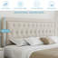 Lit plateforme en tissu d'ameublement avec 2 tiroirs Emanuell-778547799-673121296