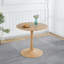 Table de salle à manger 31,5 "Mid-Century avec plateau en MDF et tulipe-1708003054-1708003052