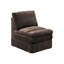 Canapé modulaire 6 pièces en suède de vison, mobilier de salon contemporain avec coussin à trois couches, siège confortable