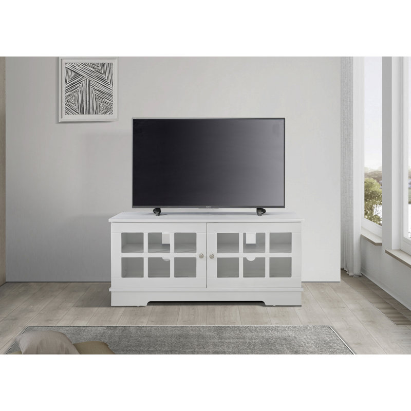 Weside TV Stand for TVs up to 55", White