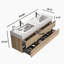 Meuble-lavabo de 60 po avec lavabo à quartz en chêne et tiroirs noirs doux Grace
Bassin, KD-2065442770