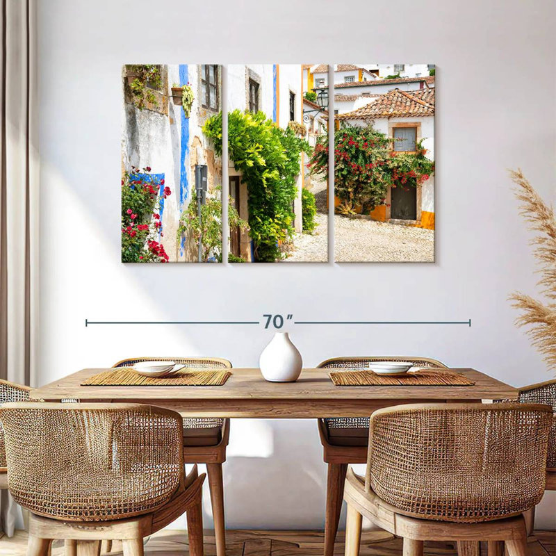 Lilie, vieille ville d'Obidos, H 36 po x l 57 po