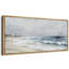 «Coastal Beach Serene Beach Watercolor Coastal Landscape», reproduction d'art sur toile-111176151-98042219