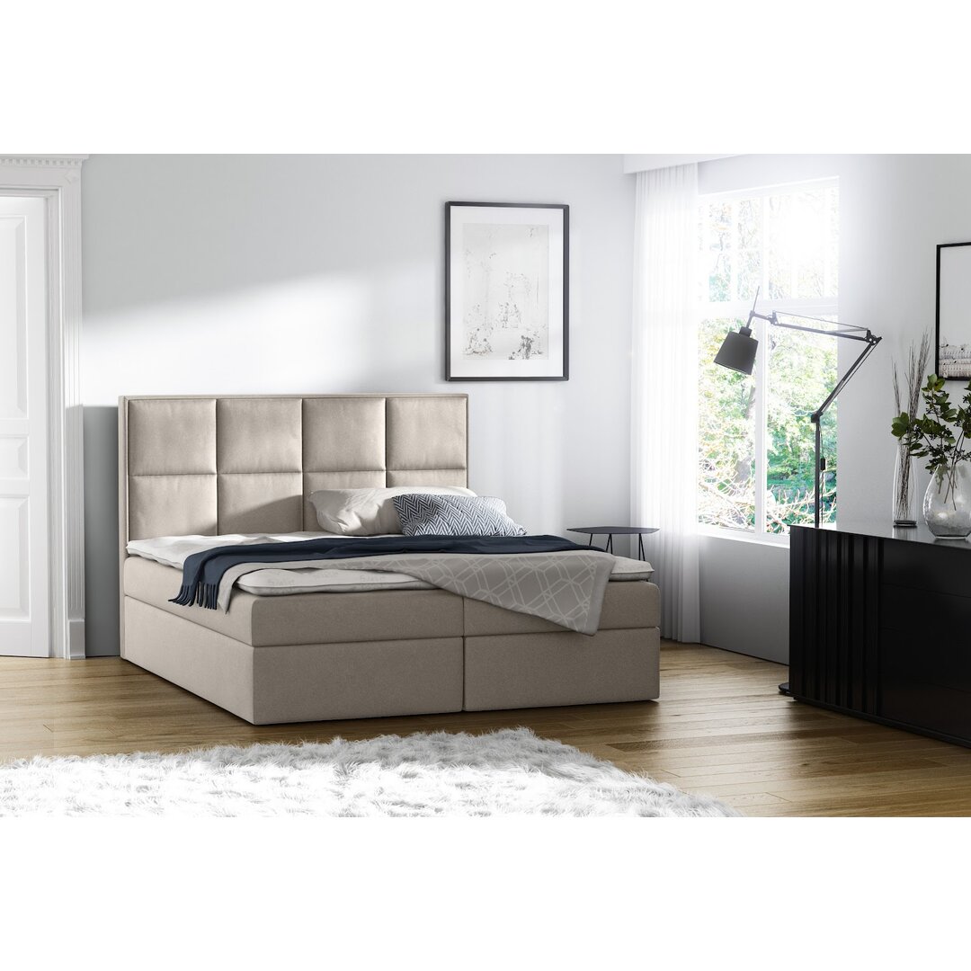 Boxspringbett Bot mit Topper und Bettkasten