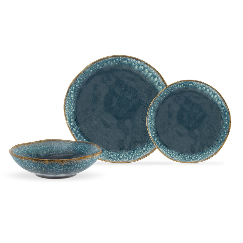 Ensemble de 6 assiettes en céramique Dilesh