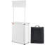 Table de comptoir de promotion, table de présentation portative 30,91 po x 14,96 po x 71,46 po