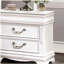 Table de chevet classique de couleur blanche 1pc