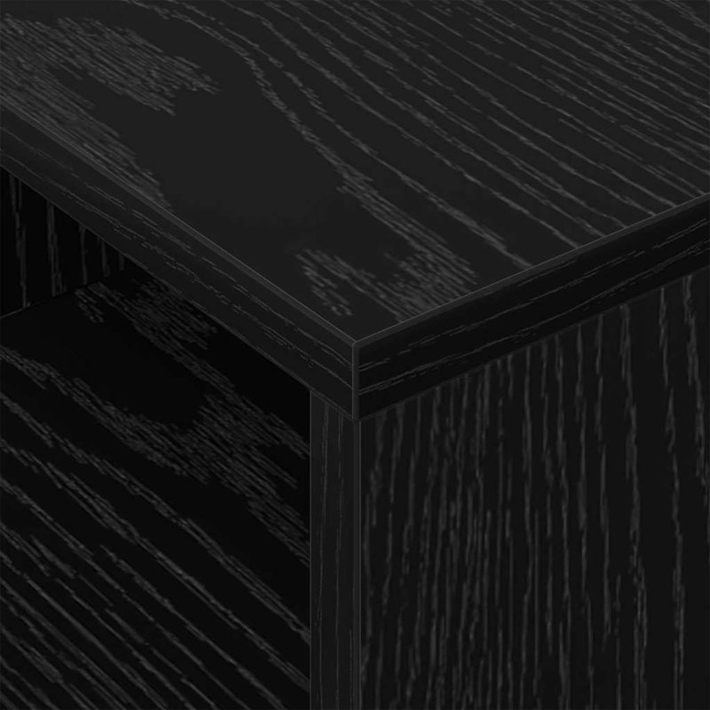 End Table, Black Oak