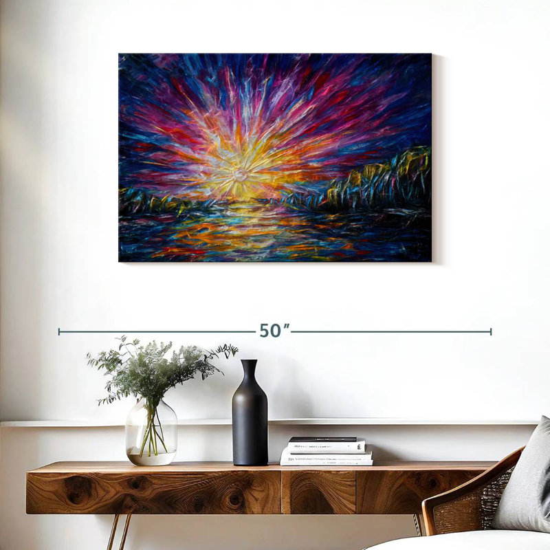 Avery Sunlight Van Gogh's Style, 24" H x 36" W