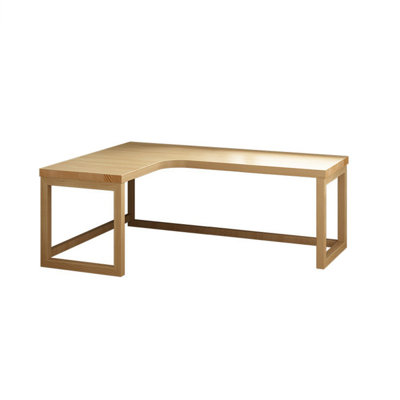 Bureaux en bois massif en forme de L 62,99 po