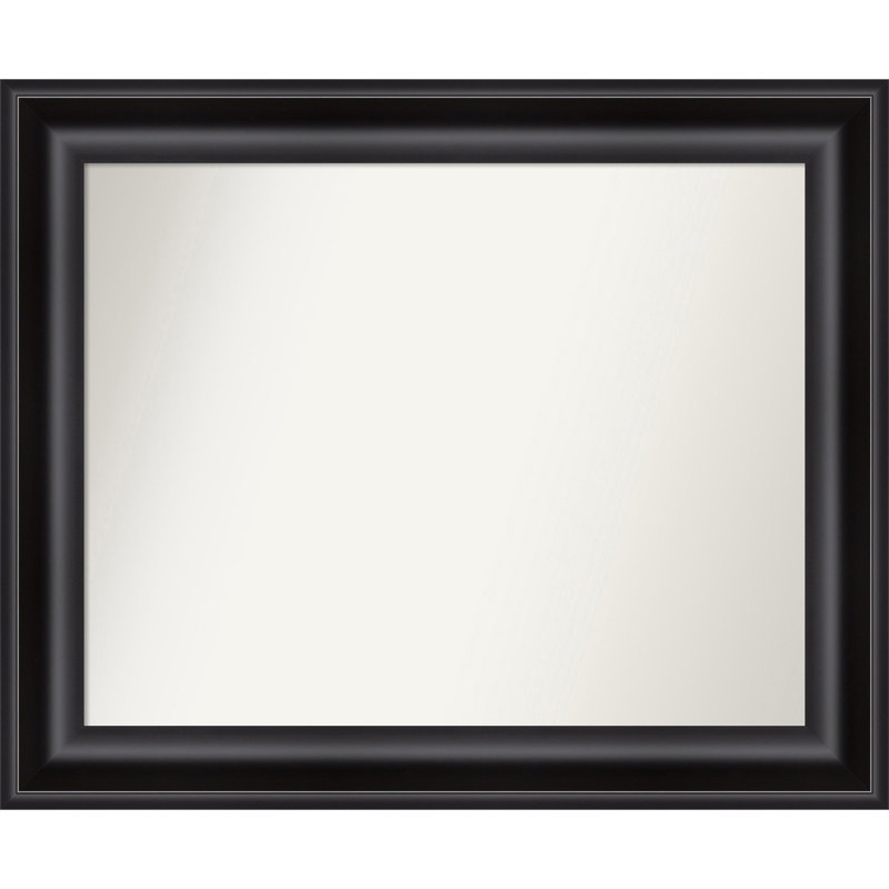 Miroir d'appoint mural en plastique Churchton, 27,75 po x 33,75 po