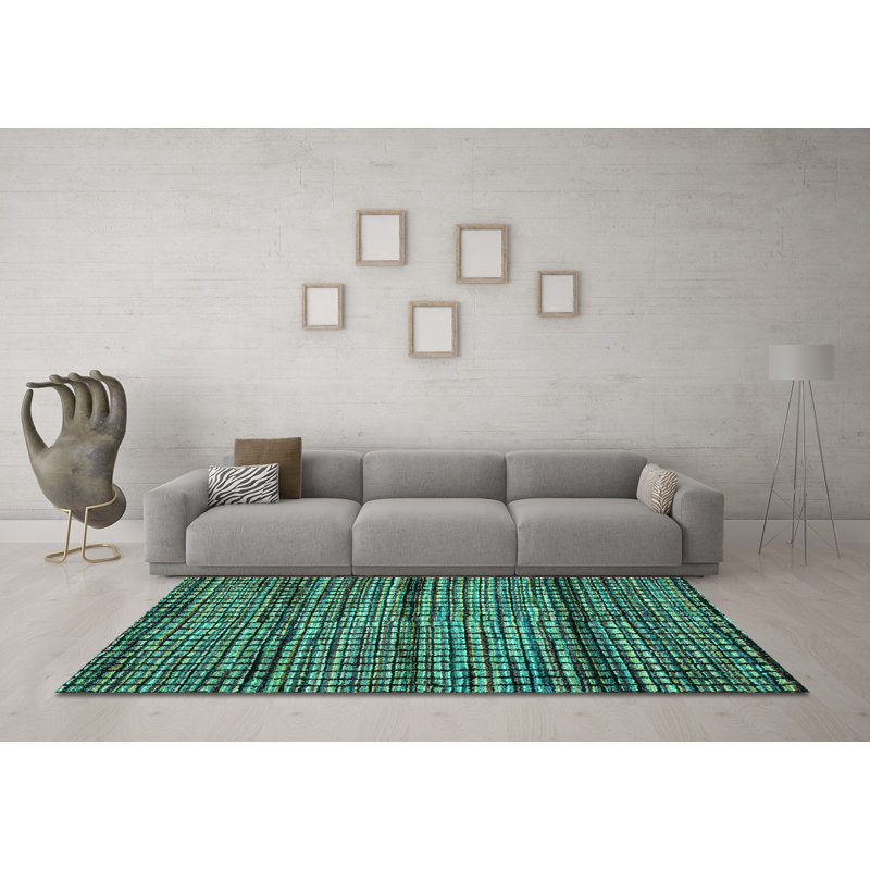 Irayda Performance Geometric Indoor Rug, Square 4'
