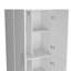 Armoire Hazel en mélamine avec 2 portes, 4 tablettes et 2 barres à vêtements-2068921856