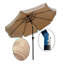 Parasols de jardin d'extérieur avec manivelle et inclinaison à bouton-poussoir Traeson-800902802