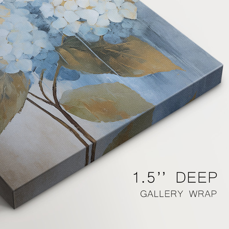 FLORAL Series CXXI  -Premium Gallery Wrapped Canvas -Ready to Hang, 18" H x 12" W