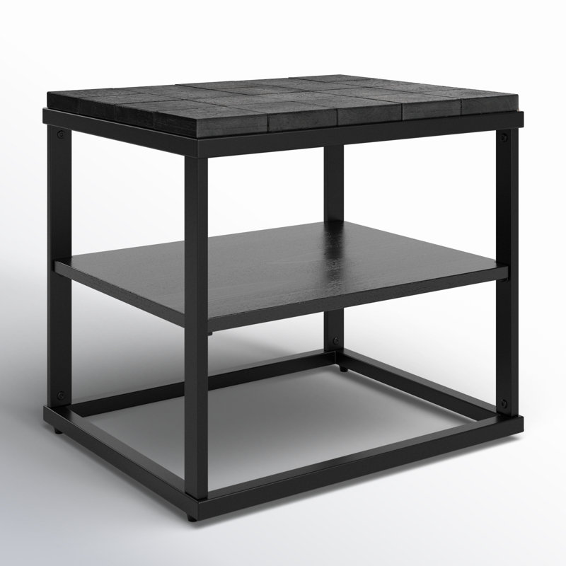 Table de bout Ken Charred