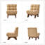 Chaise d'appoint en chenille l 30 po Thomas-254711062