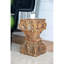 Tabouret d'appoint en bois massif Dorell