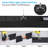 8FT 80W 3CCT Dimmable Commercial Linkable Linear Light, 3000K/4000K/5000K Selectable