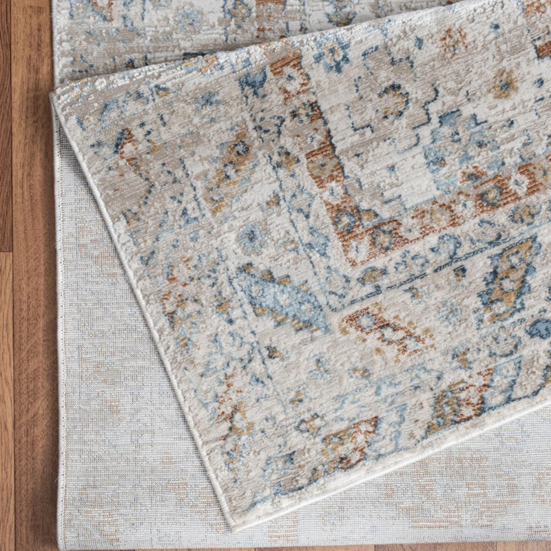 Tapis ivoire Noble, Rectangle 5 pi 3 po x 7 pi 3 po