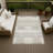 Machine Washable Indoor/Outdoor Chantille ACN2772 Squares Rug-401321065-401321064