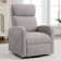 Deaja 28" Upholstered Swivel Rocker Nursery Chair with High Back (Set of 2)