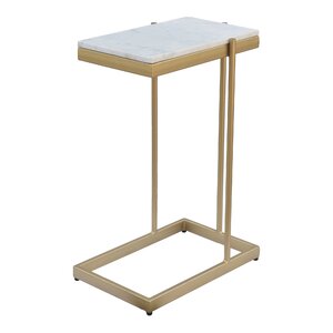 Brigitte Marble Top Frame End Table