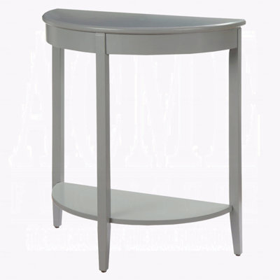 Gray Finish Console Table by 17 Stories