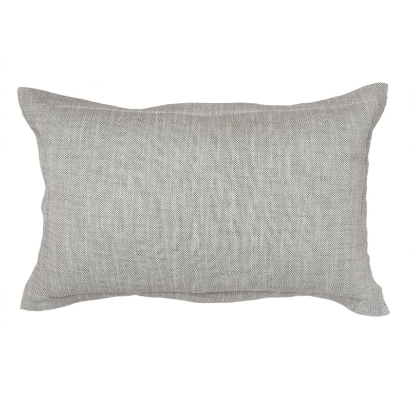 Logue Cotton Button Sham - King, King, Gray