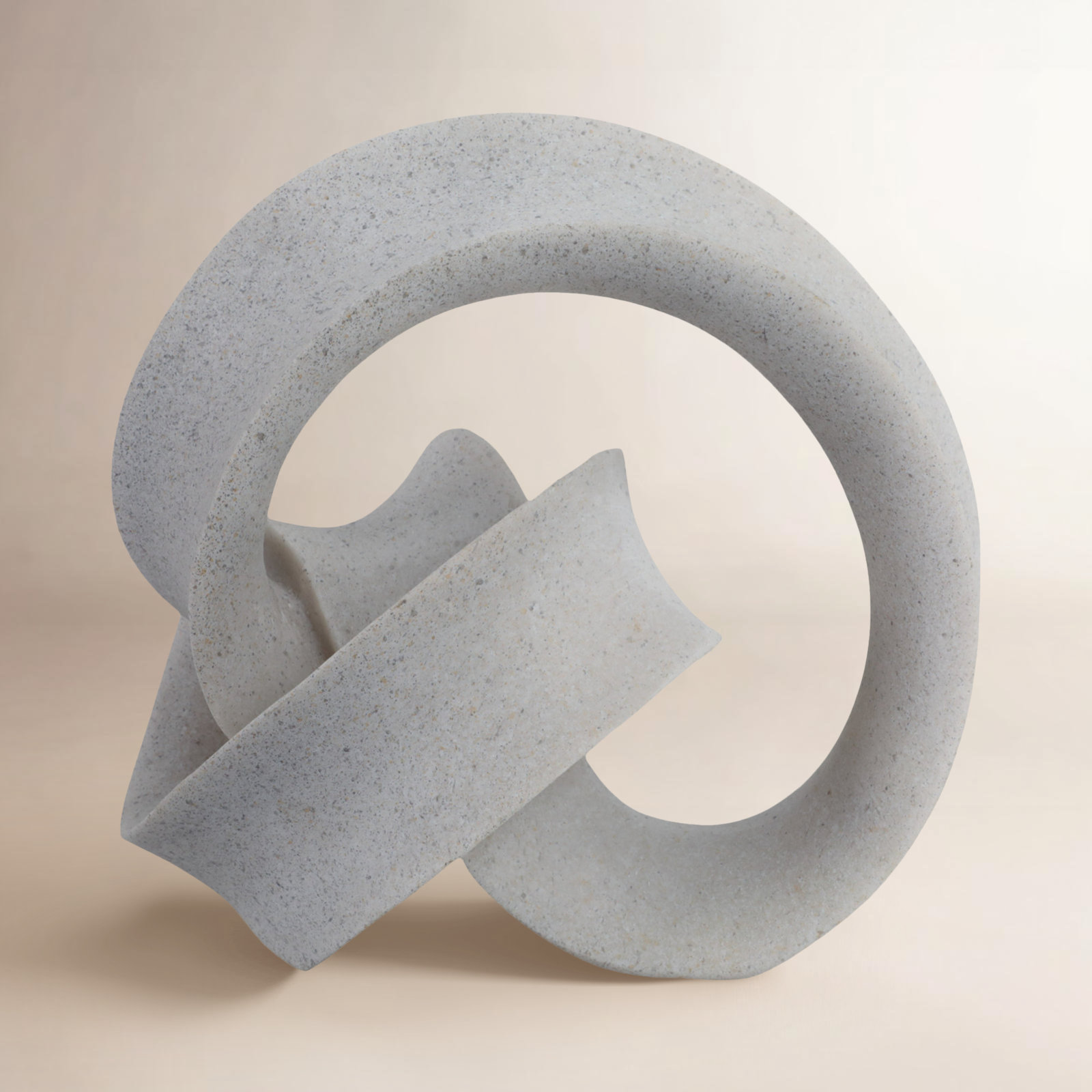 Loop Decorative Sculpture, Gray