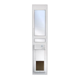 14.75'' W x 80.25'' H Metal Sliding Door Insert Electronic Pet Door