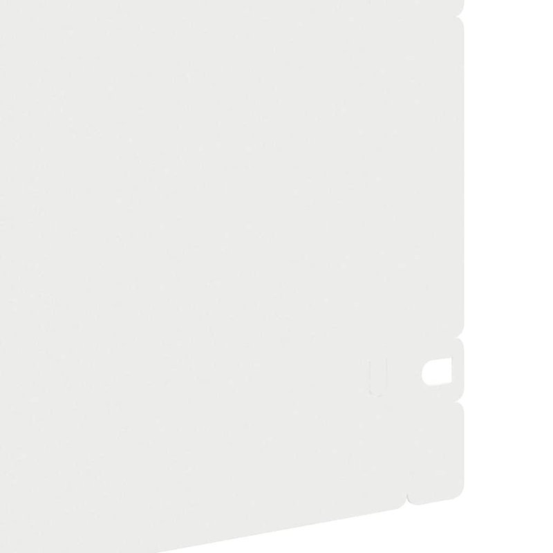22 cm H x 103 cm W, White