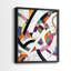 Série ABSTRACT LXVI - reproduction encadrée de qualité supérieure - prête à être accrochée - aucun clou requis - aucun clou requis-1666736479-1666736477