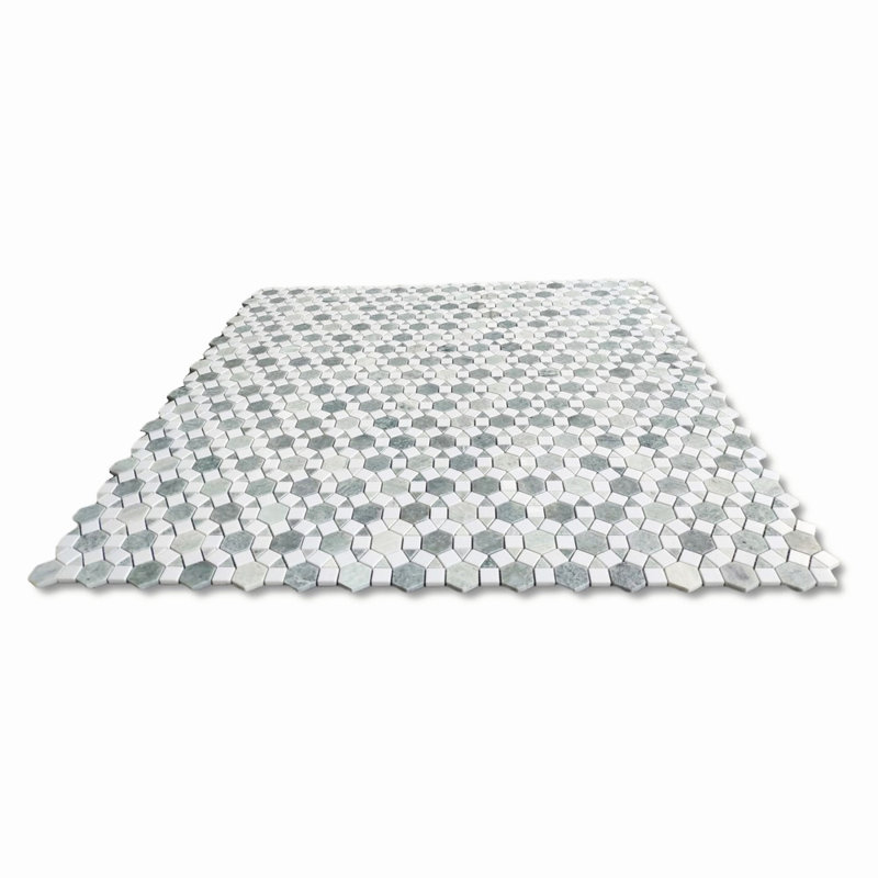 12" x 11" Marble Mosaic Wall & Floor Tile