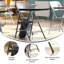 Chaise pliante en acier Mission