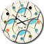 Horloge murale rétro Mid-Century-40748259