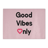 Good Vibes Only Typography Chopping Board