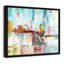 «Bola Color Block Splash» par Nan - reproduction de cadre flottant sur toile-63625993-63625985