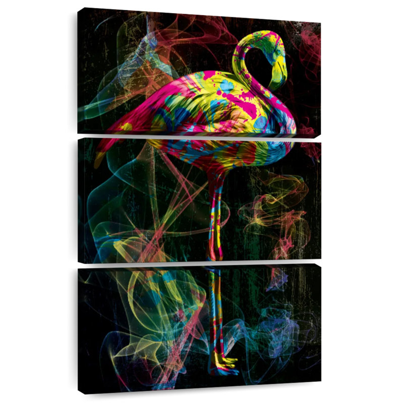 Brampt Flamingo Smoky Colors, 65" H x 42" W