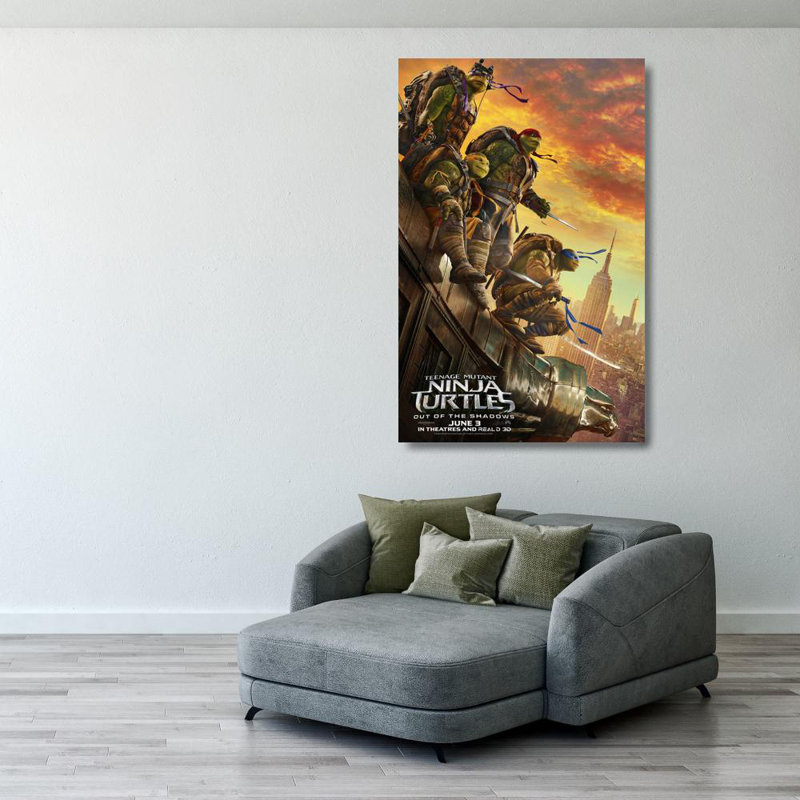 Teenage Mutant Ninja Turtles, 40" H x 26" W