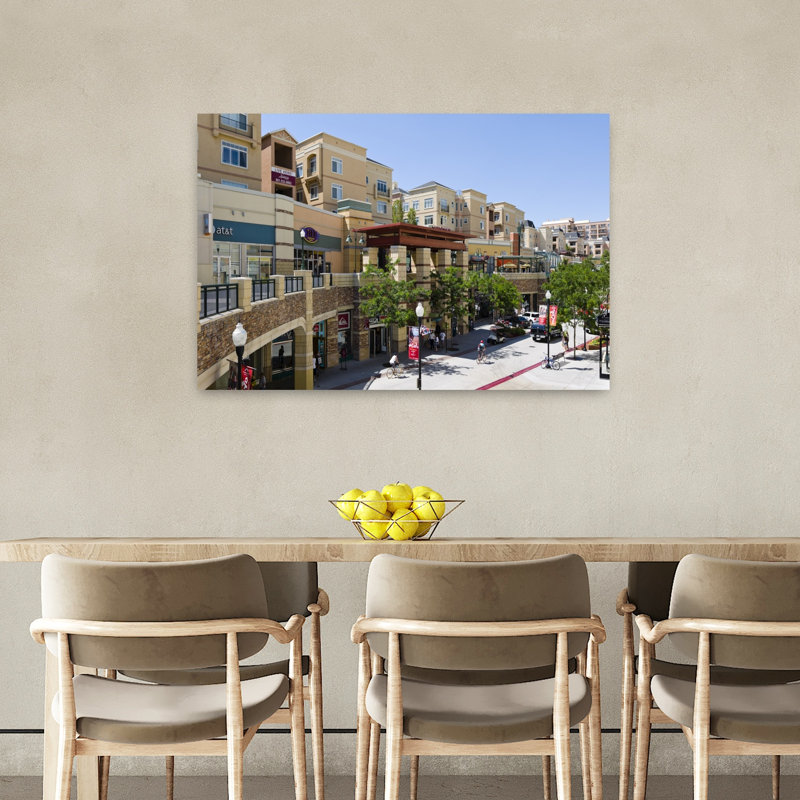 Gateway Shopping Center Downtown Salt Lake City Salt Lake City Utah USA by Scott M. Tansey - Wrapped Canvas Print