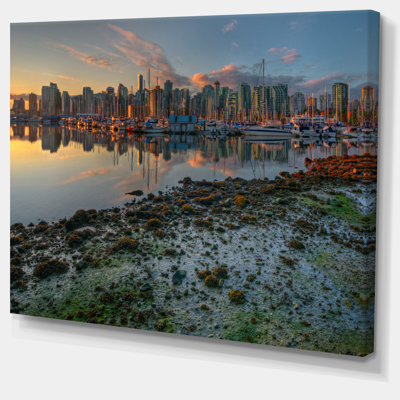" Beautiful Sunrise At Vancouver Downtown "