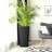 24" H Tall Planter Set of 2 -  Black Pot Planter Indoor and Outdoor Plants for Front Porch and Patio-435096083