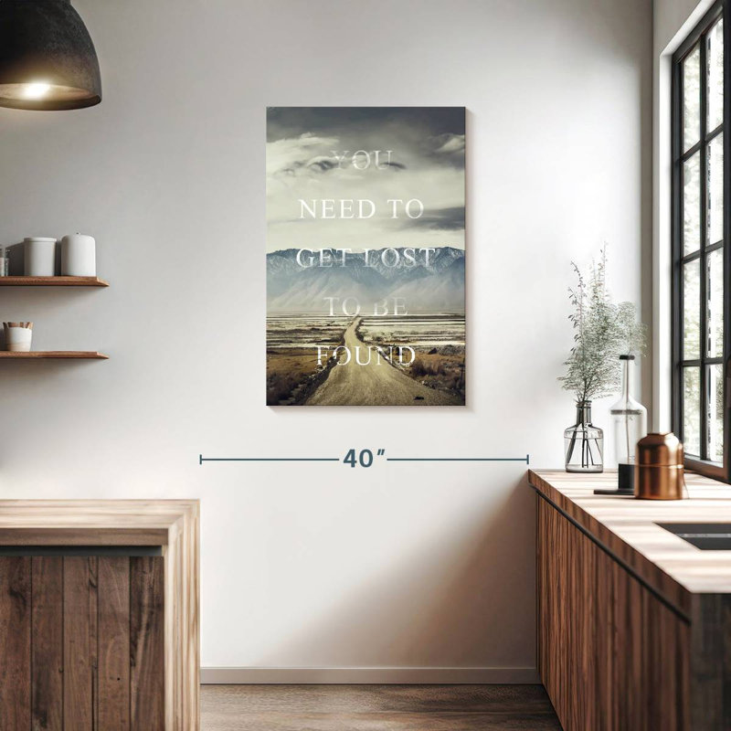 Get Lost, 36" H x 24" W