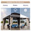 Hardtop Double-Roofed Aluminum Patio Gazebo-120276823