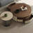 Retro style light luxury high-grade coffee table