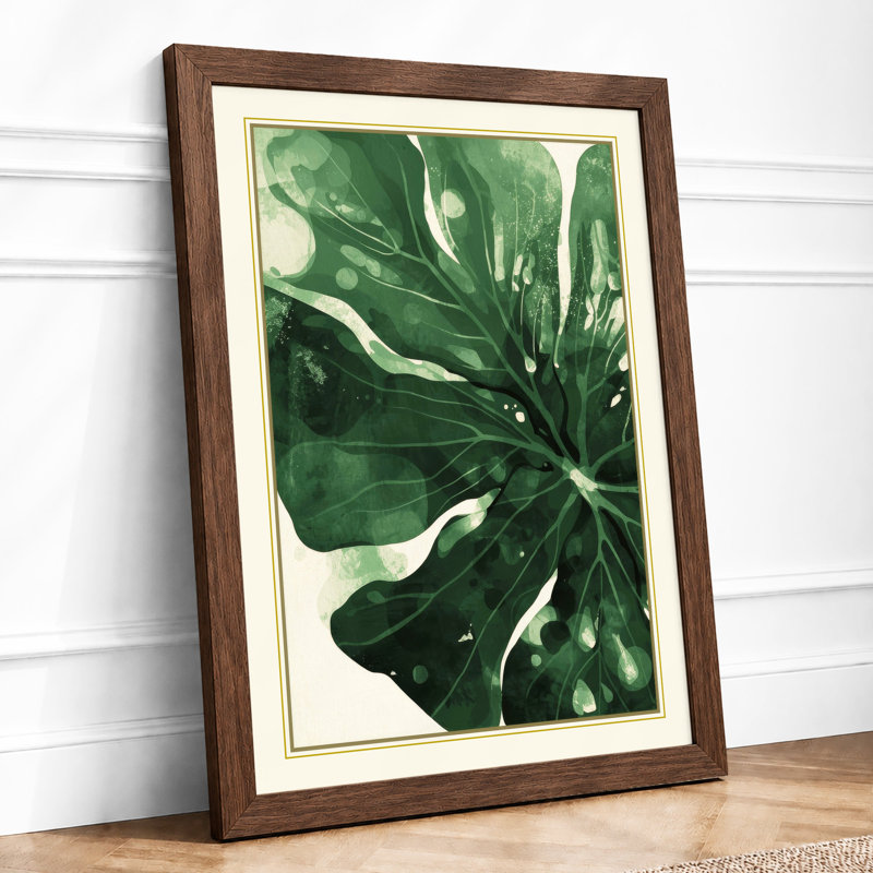 Tropical Foliage Study Botanical - Print, Walnut, A4 - 29.7 x 21.0 cm