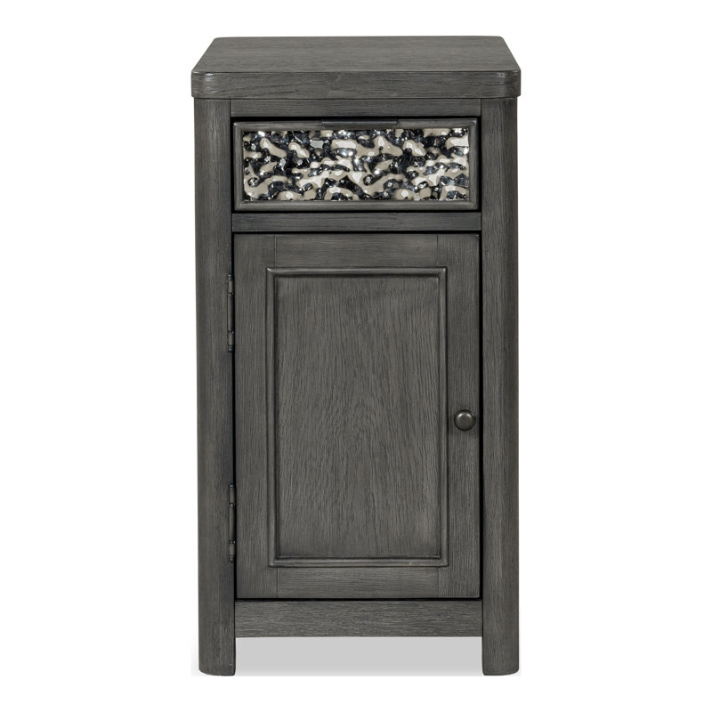 Doloros Chairside Table with Cabinet