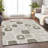 Machine Washable Indoor/Outdoor Claudian ACN1670 Beige Rug-104372739